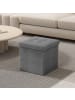 SONGMICS Sitzhocker Minota in Grau - (B)30 x (H)30 x (T)30 cm