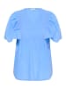 KAFFE curve Bluse kurzarm KCkarlia Loose fit in Vista Blue