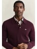 Gant Strickpoloshirt in aubergine - 0003