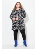 Ulla Popken Longshirt in schwarz