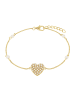 Amor Armband Silber 925, gelbvergoldet in Gold