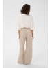 Kaffe Casual Hose KAkaren Regular fit in Beige Pinstripe CC