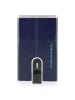 Piquadro Blue Square - Kartenetui 10 cm in night blue