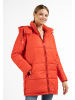 DreiMaster Maritim Damen Parka Mit Wattierung in Rot Weiss
