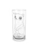 Mr. & Mrs. Panda Wasserglas Plumplori Glücklich ohne Spruch in Transparent