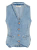 Cream Weste CRAlma Regular fit in Medium Blue Tie Dye Denim