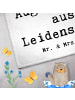 Mr. & Mrs. Panda Gästehandtuch Augenoptiker Leidenschaft mit Spruch in Weiß