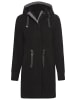 Kangaroos Fleecejacke in Schwarz