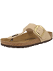 Birkenstock Zehensandale Gizeh Big Buckle Nubukleder normal in beige
