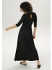 Aniston CASUAL Maxikleid in schwarz