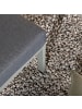 home24 home24 Loungesessel - Braun / Beige - Aluminium - 70 x 65 x 74 cm in Khaki