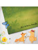 Mr. & Mrs. Panda Badehandtuch Faultiere Herz Design ohne Spruch in Grau Pastell