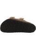 Birkenstock Sandale Arizona Veloursleder Lammfell normal in braun