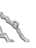 SilberDream 925 Sterling Silber Damen SilberDream Armbänder Zick-Zack ca. 19cm