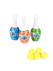 Toi-Toys Wasserpistole und Ball Blaster 5xBall 3Kegel 6 Jahre