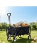 relaxdays Bollerwagen in Blau - (B)50 x (H)89 x (T)72 cm
