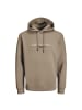 Jack and Jones Hoodie JORBILLYBURG Sweat Hood FST in Hellbraun