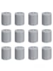 Butlers Stumpenkerze RUSTIC 12er-Set in Grau
