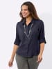 WITT WEIDEN Flanell-Bluse in marine