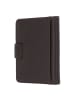 Golden Head Polo Kreditkartenetui RFID Schutz Leder 8 cm dunkelbraun