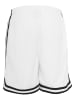 Urban Classics Mesh Shorts in whtblkwht
