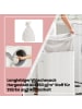 SONGMICS Wäschekorb Ronex in Weiß - (B)30 x (H)60 x (T)40 cm