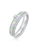 Elli Ring 925 Sterling Silber Ring Set in Silber
