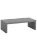 FineBuy Couchtisch in Grau / MDF / 110x55x35