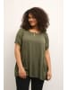 KAFFE curve Kurzarm-Bluse KCami A-shape in Grape Leaf