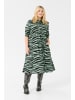 KAFFE curve Kleid KCemina Regular fit in Green/Black Animal