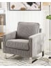 Beliani Sessel VIND in Grau - (W) 76 x (H) 82 x (L) 82 cm