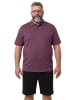 Men Plus Poloshirt in pflaume