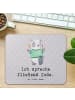 Mr. & Mrs. Panda Mouse Pad Code Meister mit Spruch in Grau Pastell