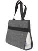 DuneDesign Ordnertasche mit Trageriemen Filz Grau 34x31x8,5cm grau
