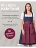 MarJo Midi Dirndl Gesr in Dunkelblau