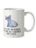 Mr. & Mrs. Panda Kindertasse Einhorn Nashorn mit Spruch in Weiß