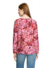 CARTOON Blusenshirt mit Raffung in Violett/Rot