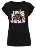 F4NT4STIC T-Shirt Janis Joplin Pastel Logo in schwarz
