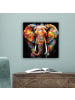 MuchoWow Leinwand Bilder Elefant