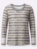 WITT WEIDEN Ringelshirt in beige-grau-geringelt