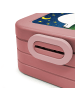 Mr. & Mrs. Panda Bento Box Einhorn Sternenhimmel Design ohne Spruch in Rot Pastell