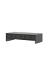 relaxdays Monitorständer in Schwarz - (B)51 x (H)12,5 x (T)24 cm