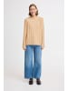 b. young BYOMEA JUMPER 5 KNIT Loose fit in Humus Melange