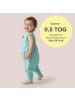 Schlummersack Musselin Schlafsack mit Füßen, 0.5 TOG in Aqua