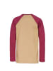 Band of Rascals Longsleeve " Raglan " in caramel-bordeaux