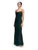 Vera Mont Abendkleid mit Spitzeneinsatz in Dusty Slate
