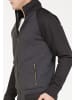 PLUS EIGHTEEN Herren Sweatjacke in Schwarz Melange