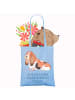 Mr. & Mrs. Panda Tasche Hund Basset Hound mit Spruch in Sky Blue