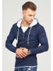 behype Kapuzensweatshirt JOSHA in Indigo