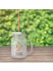 Mr. & Mrs. Panda Trinkglas Mason Jar Sternzeichen Wassermann mit... in Transparent